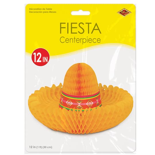Beistle 12" Fiesta Sombrero Centerpieces, 2ct.
